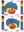 Figure 2. Topography showing inferior steepening consistent with keratoconus in the right (A) and left (B) eyes.