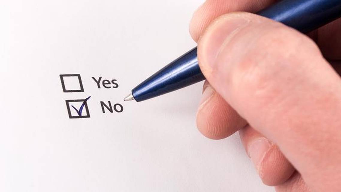 When to Say No